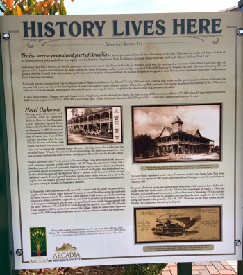 arcadia history marker