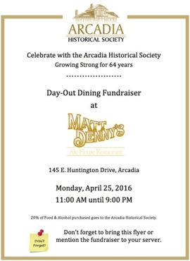 historical society fundraiser