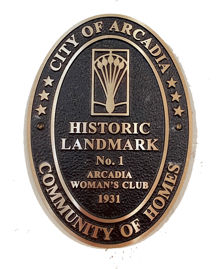 City of Arcadia Community of Homes - Historic Landmark buckle.