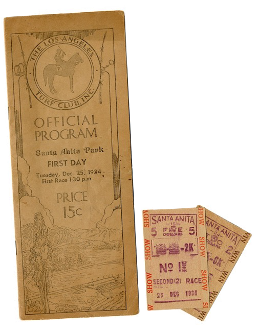 Old vintage tickets.